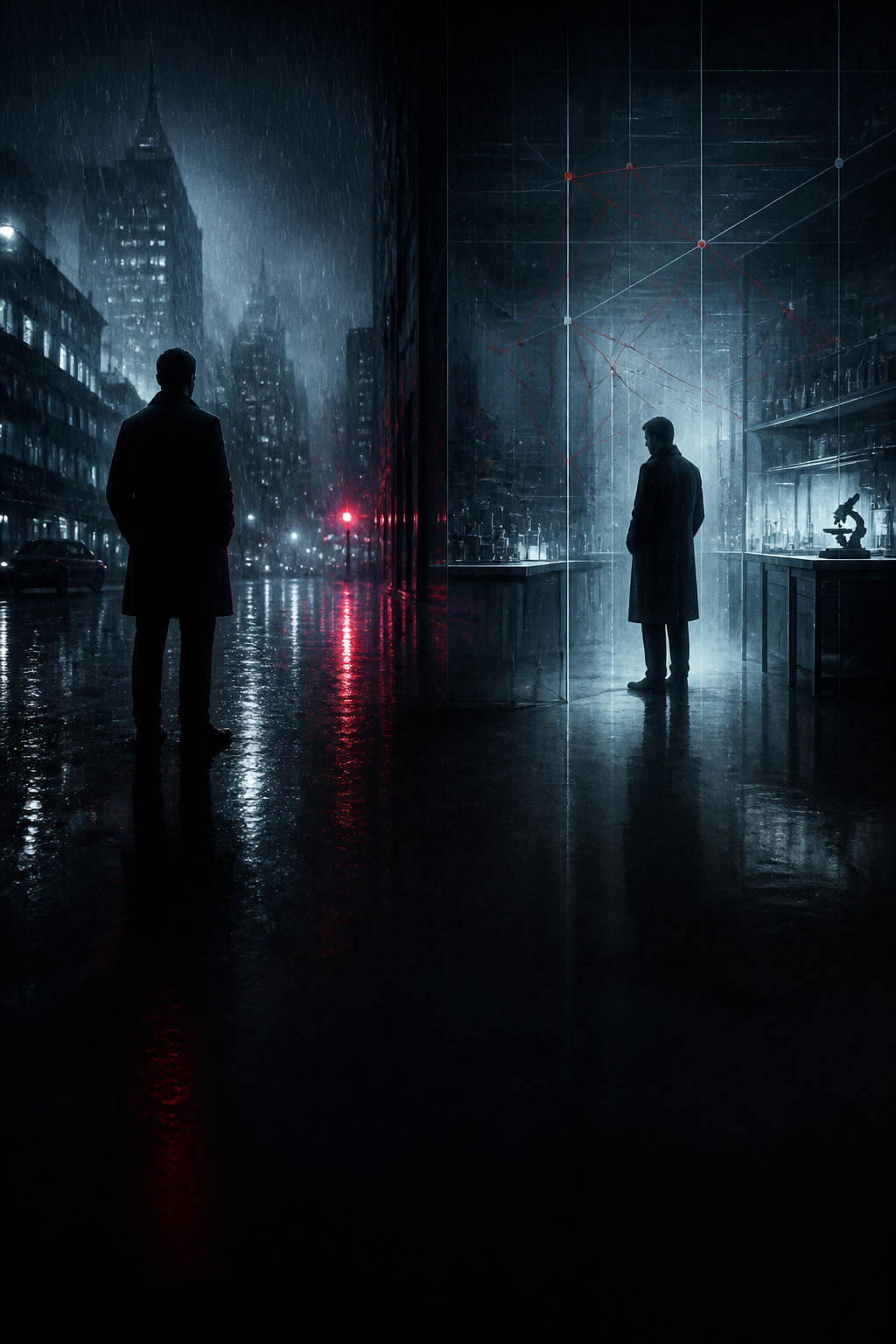 Atmospheric cover artwork for The Quiet Pattern